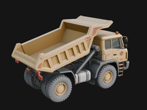 Dump Truck Model Design 3 - 3D Print Model 3D Print Model