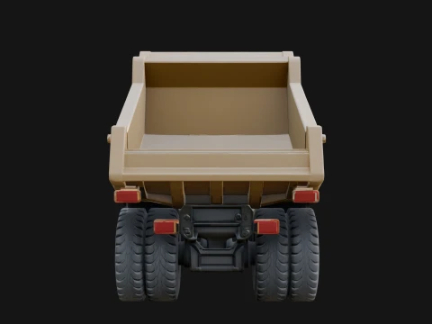 Dump Truck Model Design 3 - 3D Print Model 3D Print Model