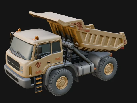 Dump Truck Model Design 3 - 3D Print Model 3D Print Model