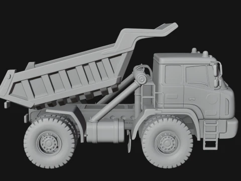 Dump Truck Model Design 3 - 3D Print Model 3D Print Model