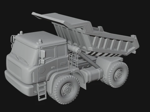 Dump Truck Model Design 3 - 3D Print Model 3D Print Model