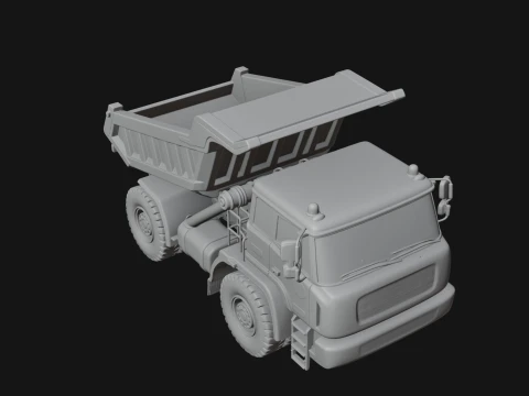 Dump Truck Model Design 3 - 3D Print Model 3D Print Model