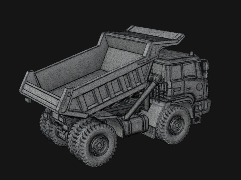 Dump Truck Model Design 3 - 3D Print Model 3D Print Model
