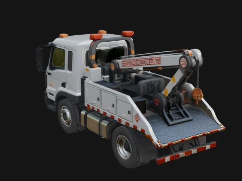 Tow Truck Model Design 3 - 3D Print Model 3D Print Model