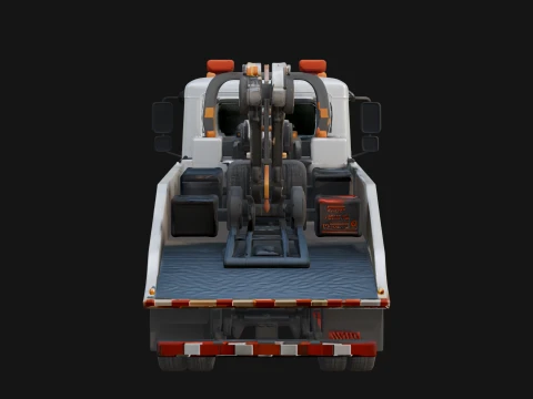 Tow Truck Model Design 3 - 3D Print Model 3D Print Model