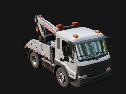 Tow Truck Model Design 3 - 3D Print Model 3D Print Model