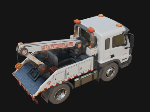 Tow Truck Model Design 3 - 3D Print Model 3D Print Model