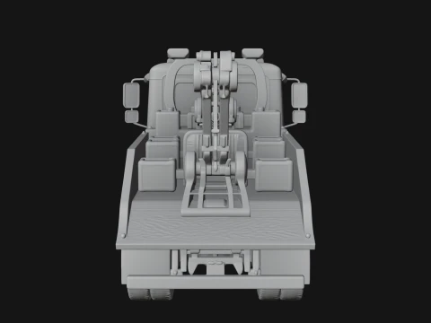 Tow Truck Model Design 3 - 3D Print Model 3D Print Model