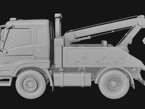 Tow Truck Model Design 3 - 3D Print Model 3D Print Model