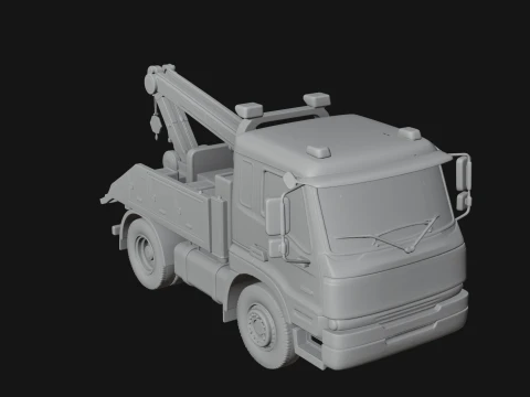 Tow Truck Model Design 3 - 3D Print Model 3D Print Model