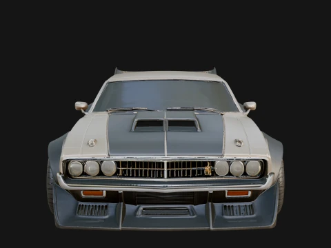 Classic Muscle Car Model Design 3 - 3D Print Model 3D Print Model