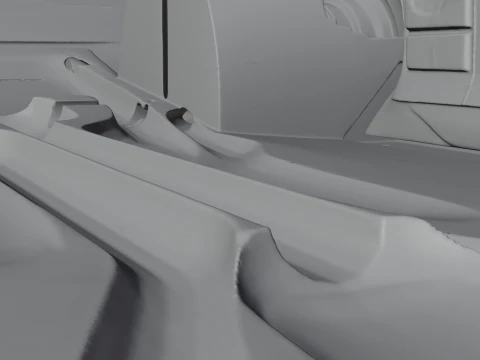 Classic Muscle Car Model Design 3 - 3D Print Model 3D Print Model