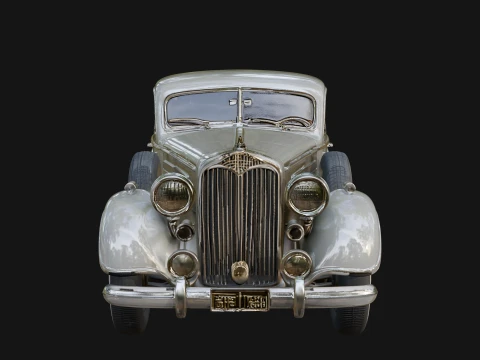 Vintage Sedan Car Model Design 1 - 3D Print Model 3D Print Model