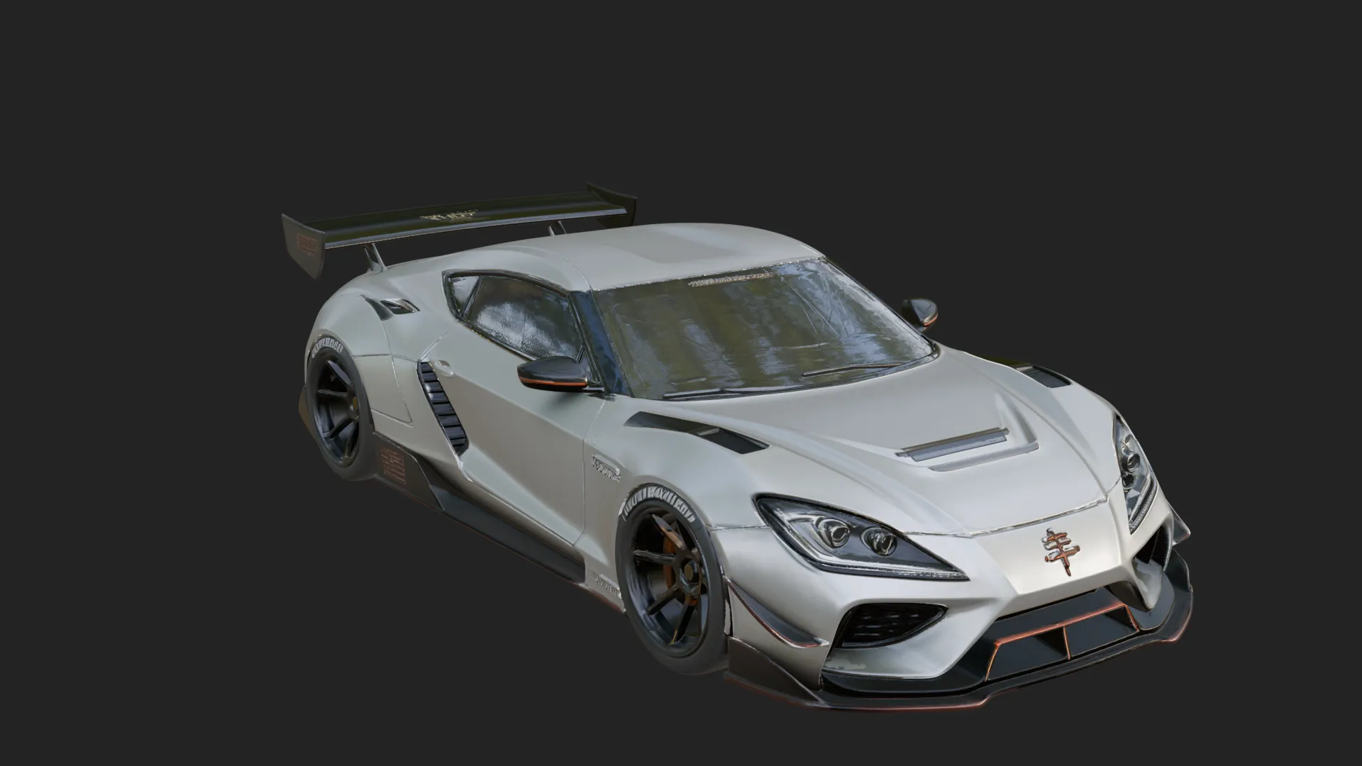 Racing Sports Car Model Design 3 - 3D Print Model 3D Druckmodell .c4d .max .obj .3ds .fbx .stl .blend 