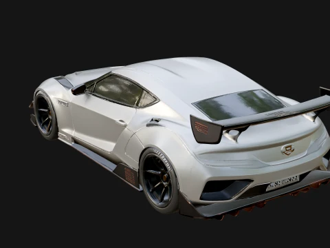 Racing Sports Car Model Design 3 - 3D Print Model 3D Druckmodell