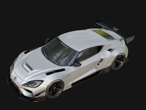Racing Sports Car Model Design 3 - 3D Print Model 3D Druckmodell