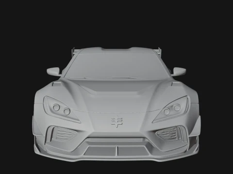 Racing Sports Car Model Design 3 - 3D Print Model 3D Druckmodell