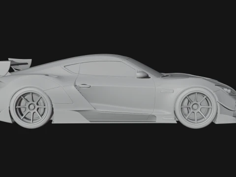 Racing Sports Car Model Design 3 - 3D Print Model 3D Druckmodell