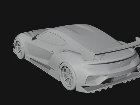 Racing Sports Car Model Design 3 - 3D Print Model 3D Druckmodell