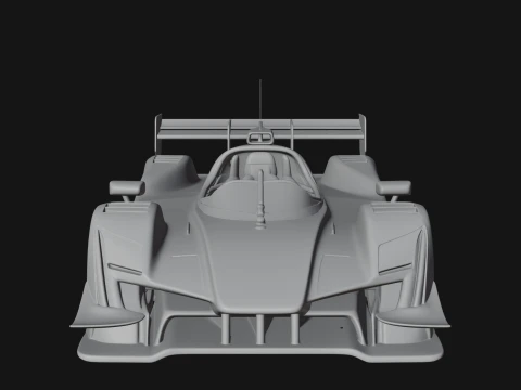 Endurance Prototype Race Car Model Design 1 - 3D Print Model 3D Print Model