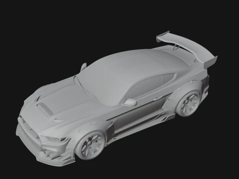 Racing Sports Car Model Design 4 - 3D Print Model 3D Print Model