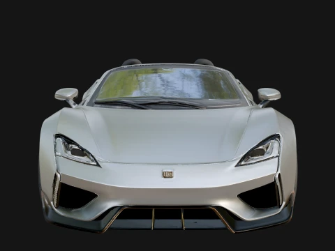 Roadster Supercar Model Design 1 - 3D Print Model 3D Print Model