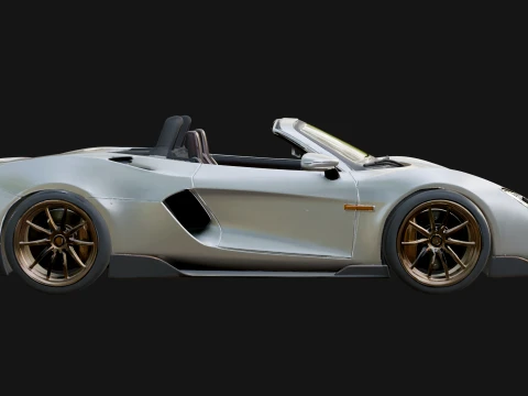 Roadster Supercar Model Design 1 - 3D Print Model 3D Print Model
