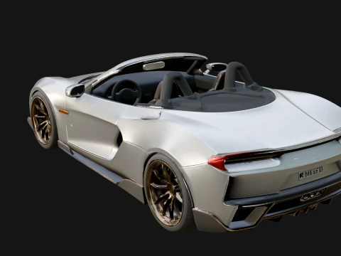 Roadster Supercar Model Design 1 - 3D Print Model 3D Print Model
