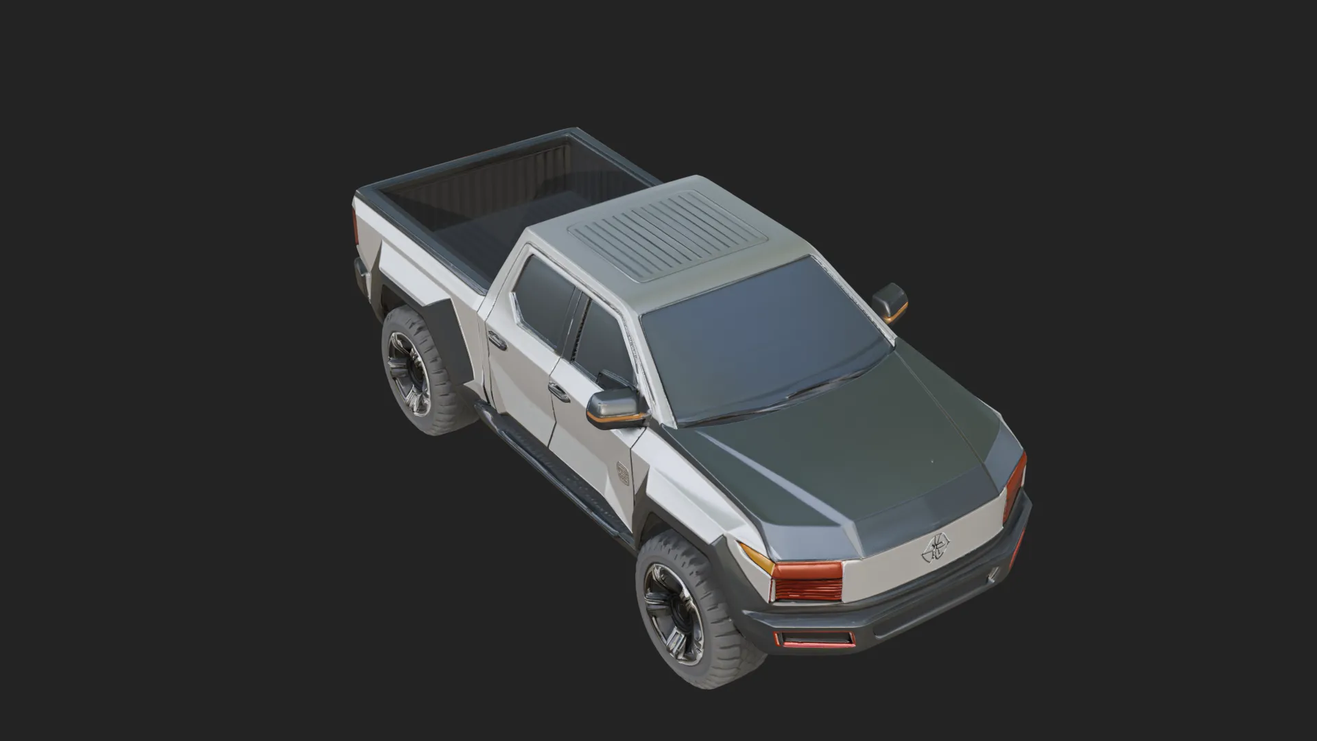 Off Road Pickup Truck Model Design 3 - 3D Print Model 3D Print Model .c4d .max .obj .3ds .fbx .stl .blend 