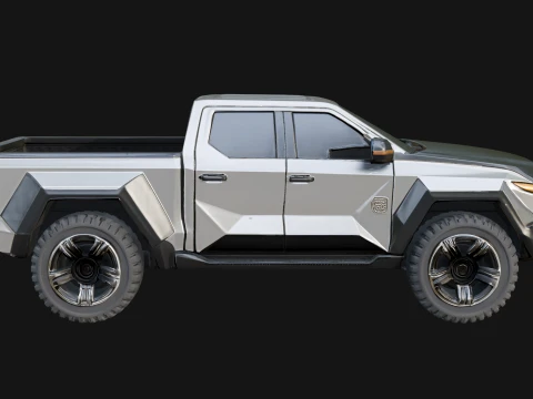 Off Road Pickup Truck Model Design 3 - 3D Print Model 3D Print Model