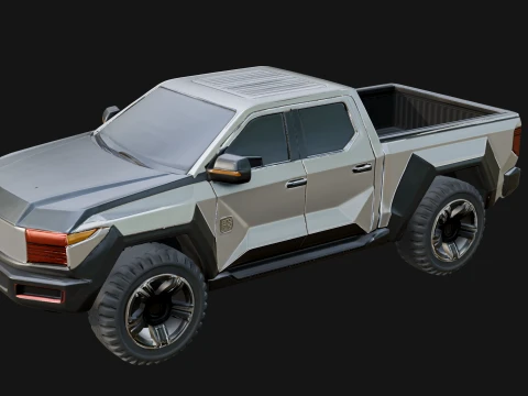 Off Road Pickup Truck Model Design 3 - 3D Print Model 3D Print Model