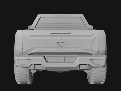 Off Road Pickup Truck Model Design 3 - 3D Print Model 3D Print Model