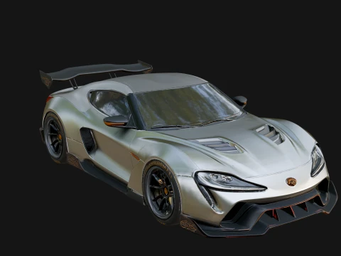 Racing Sports Car Model Design 5 - 3D Print Model 3D Print Model