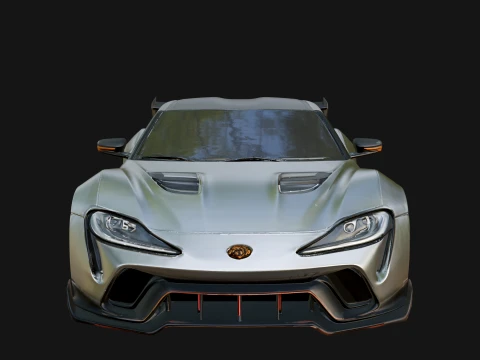 Racing Sports Car Model Design 5 - 3D Print Model 3D Print Model