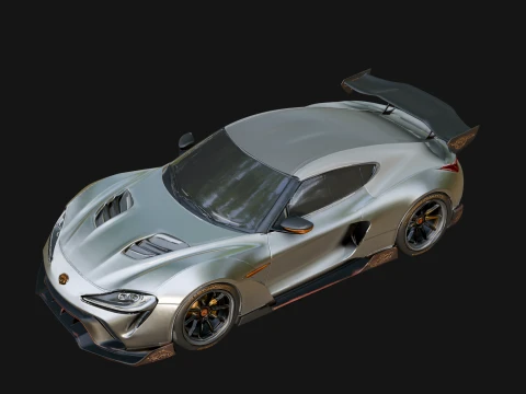 Racing Sports Car Model Design 5 - 3D Print Model 3D Print Model