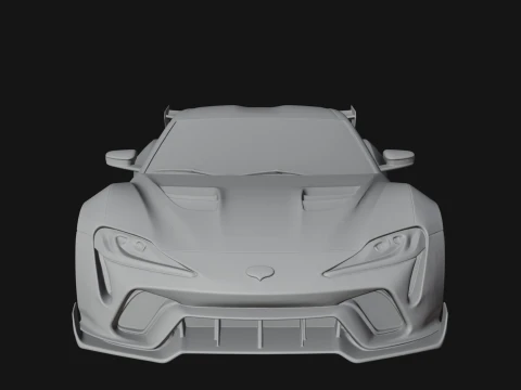Racing Sports Car Model Design 5 - 3D Print Model 3D Print Model