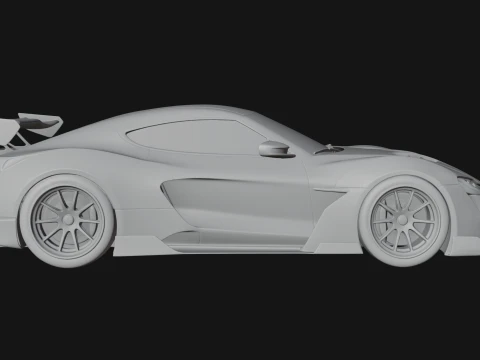Racing Sports Car Model Design 5 - 3D Print Model 3D Print Model