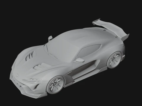 Racing Sports Car Model Design 5 - 3D Print Model 3D Print Model
