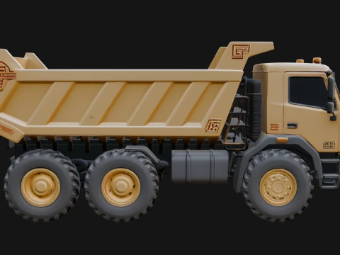 Dump Truck Model Design 4 - 3D Print Model 3D Print Model