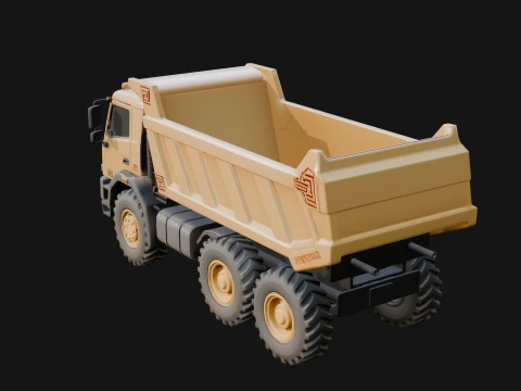 Dump Truck Model Design 4 - 3D Print Model 3D Print Model