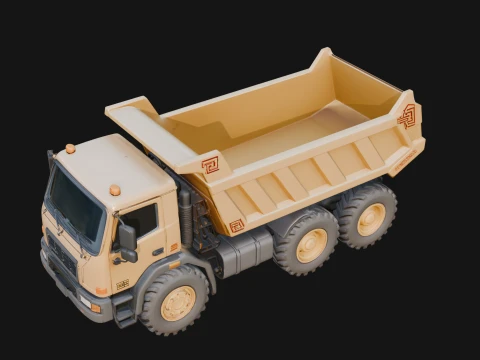 Dump Truck Model Design 4 - 3D Print Model 3D Print Model