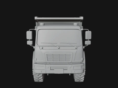 Dump Truck Model Design 4 - 3D Print Model 3D Print Model