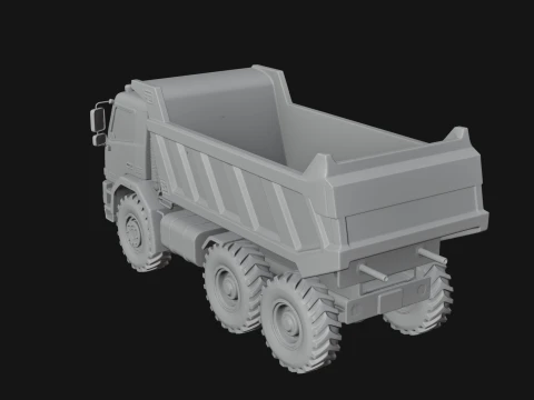 Dump Truck Model Design 4 - 3D Print Model 3D Print Model