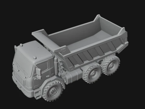 Dump Truck Model Design 4 - 3D Print Model 3D Print Model
