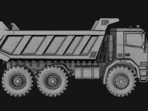 Dump Truck Model Design 4 - 3D Print Model 3D Print Model