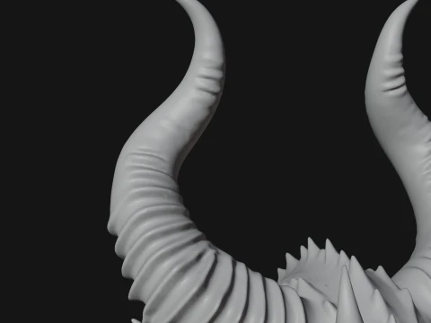 Winged Dragon Demon Statue Design 7 - 3D Print Model 3D Print Model