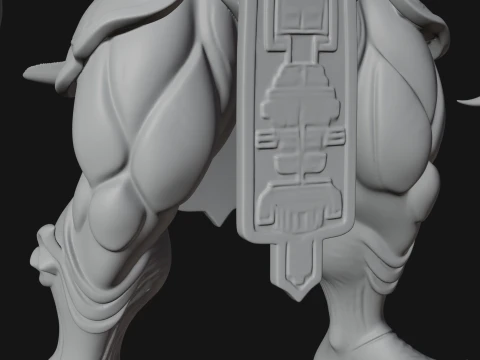 Winged Dragon Demon Statue Design 7 - 3D Print Model 3D Print Model