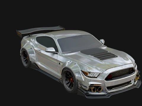 Racing Sports Car Model Design 6 - 3D Print Model 3D Print Model