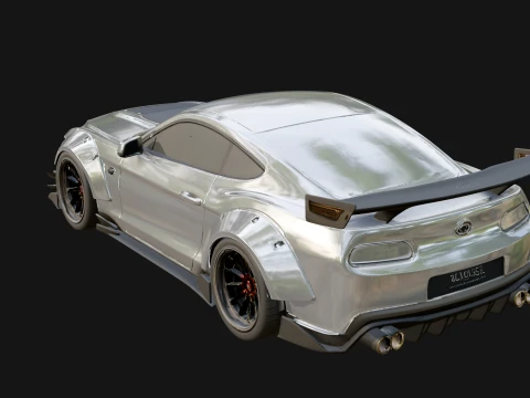 Racing Sports Car Model Design 6 - 3D Print Model 3D Print Model
