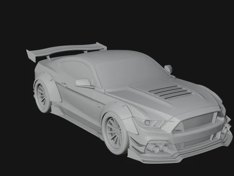Racing Sports Car Model Design 6 - 3D Print Model 3D Print Model